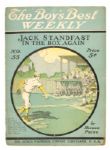1910 The Boys Best Weekly With Baseball Story 