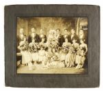 1920-23 Vintage 9 1/2" x 8" Original Greek Wedding Photo 