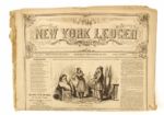 1868-75 New York Ledger & Harper's Weekly Newspaper (Lot of 2) 
