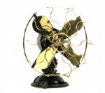  1905 Circa Westinghouse 12" Desk Fan & 1990s 150th Anniversary of California Gold Rush Balance Scale 