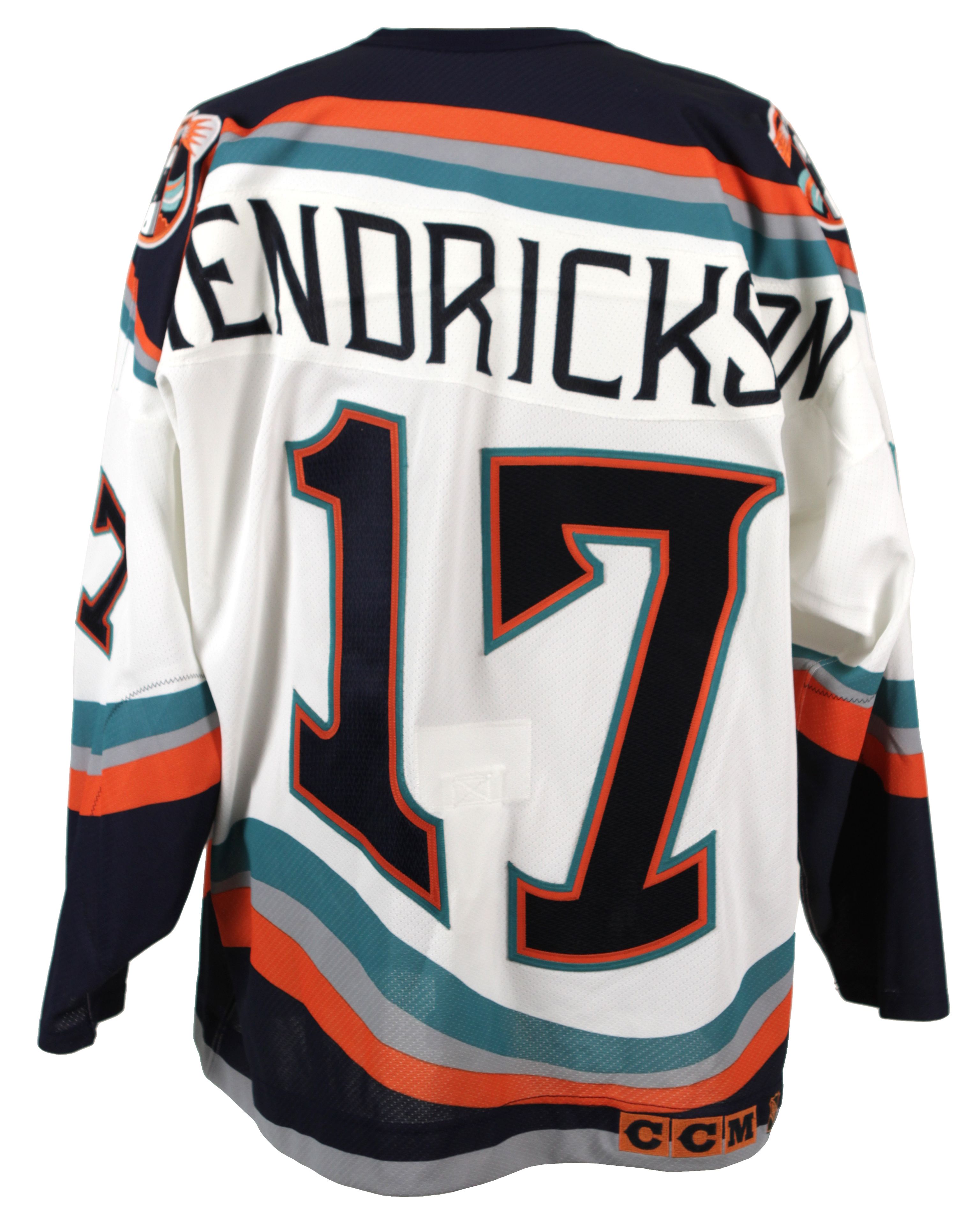 NHL New York Islanders 1996-97 uniform and jersey original art