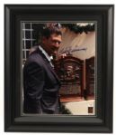 1990s Ted Williams Boston Red Sox Signed 16" x 20" Display Induction Day  - Green Diamond Hologram & PSA/DNA Full Letter