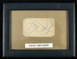 1950s Everly Brothers Signed Parchment - JSA 