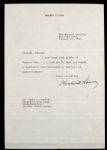 1940 Herbert Hoover Signed Letter on Personal Stationery - JSA 