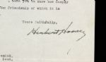 1940 Herbert Hoover Signed Letter on Personal Stationery - JSA 