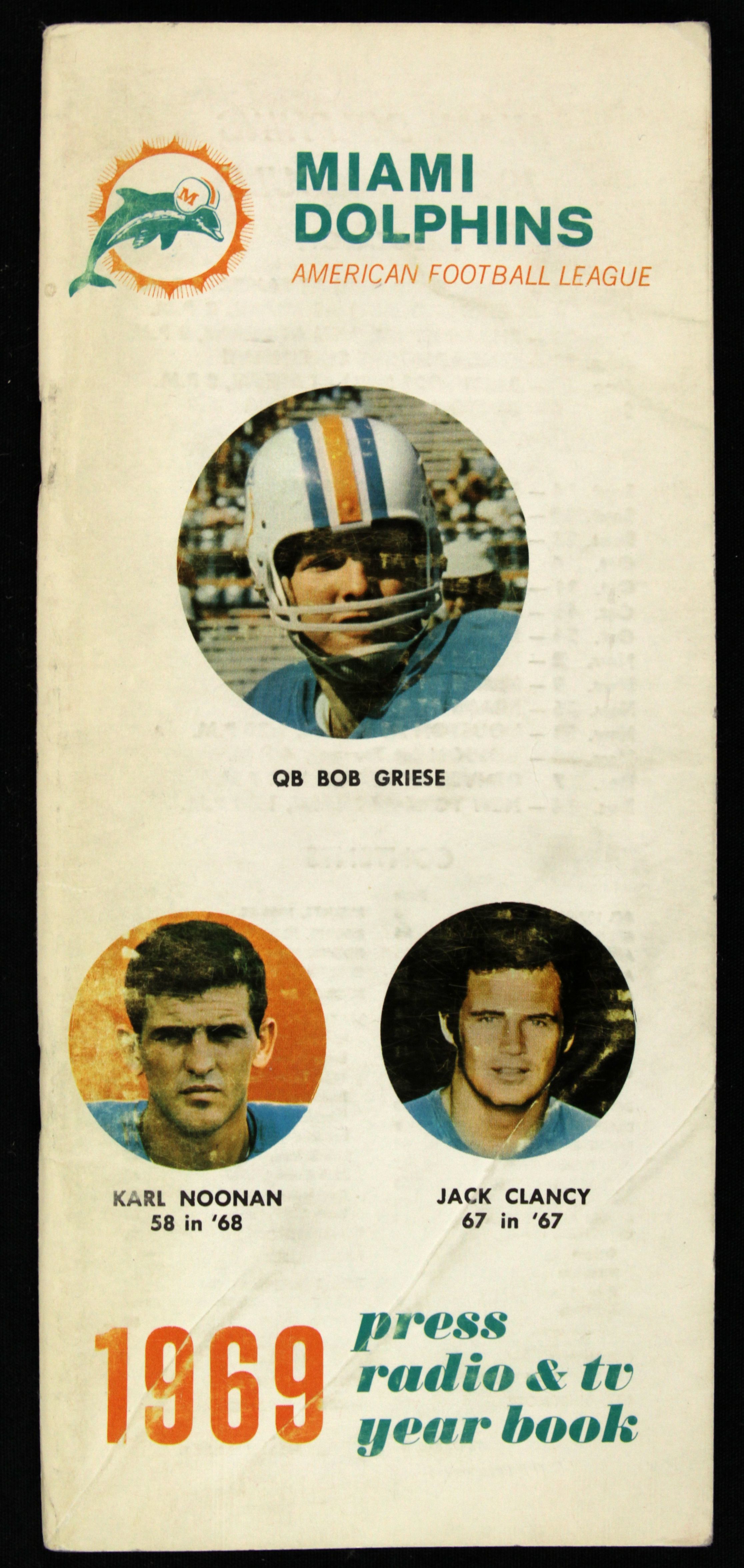 Usfl Arizona Lot Detail - 1969-85 Football Media Guide - 1969 Dolphins USFL Arizona ...