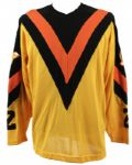 1980s Vancouver Canucks Practice Worn Jersey (Lot of 2) - MEARS LOA 