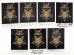 Collection of 18 Medal of Honor Signed Photos 