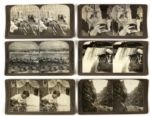 1900s Stereoscopic & International Stereograph Photo Sears & Roebuck & Everyday Life - Lot of 8 