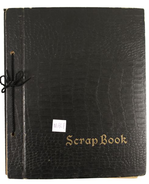 1940s Scrapbook w/Newspaper Clippings 