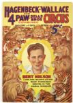 1933-35 Hagenbeck Wallace Circus Program (Lot of 5) 