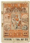 1915-30s Ringling Brothers Barnum & Bailey Circus Program & Stationery (Lot of 4)