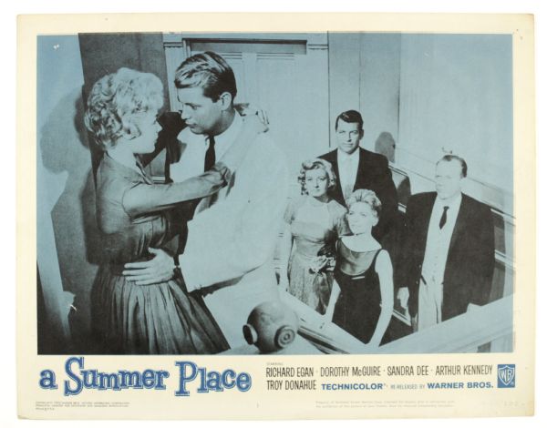 1963 a Summer Place 14" x 11" Lobbycard (Lot of 8)