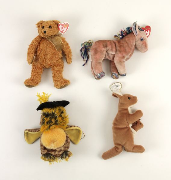 1990s Collection of 32 Beanie Babies 