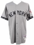 2003 Mel Stottlemyre New York Yankees Jersey w/100 Seasons Patch - MEARS LOA 