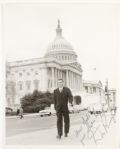 1960s Donald Rumsfeld Signed Original 8 x 10  Photo w/4 Other Original Photos (MEARS LOA)