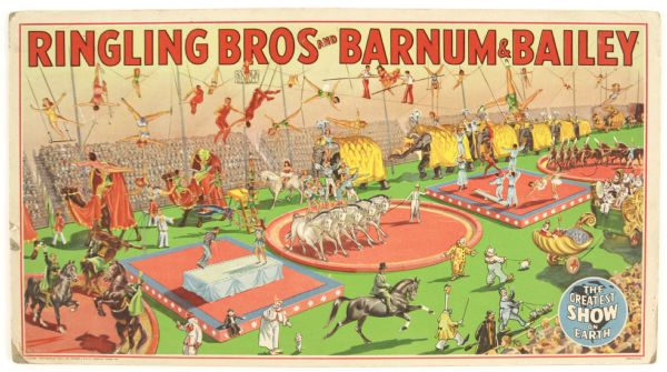 1930s-40s Circus Memorabilia w/Ringling Brothers Barnum & Bailey (Lot of 10)