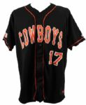 1990s Oklahoma State Game Worn Baseball Jersey (2) & Football Jersey (MEARS LOA) 