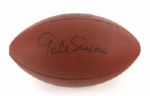 1990s Gale Sayers Chicago Bears Signed Wilson Jr. Football (MEARS LOA)