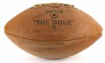 1961 Green Bay Packers Multi-Signed The Duke Football w/11 Sigs. Incl. Paul Hornung Bart Starr Henry Jordan - JSA