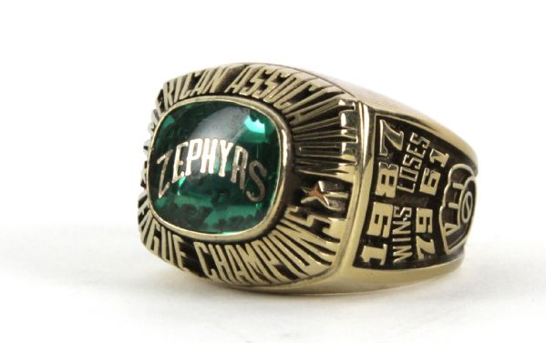 1987 Corns Denver Zephyrs American Association Championship Ring - Milwaukee Brewers Affiliate