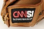 1996 CNNSI  Baseball Glove Signed by Fred Hickman & Ticket to Network Debut
