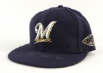 2011 Ryan Braun Milwaukee Brewers Game Worn All Star Cap Signed - MEARS LOA & JSA 