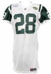 2000 Curtis Martin New York Jets Game Worn Signed Jersey w/Repairs (MEARS LOA & JSA) 
