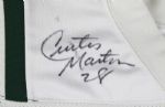 2000 Curtis Martin New York Jets Game Worn Signed Jersey w/Repairs (MEARS LOA & JSA) 