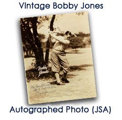 1920-30s Bobby Jones Golf Legend Signed 8" x 10" Photo - JSA 