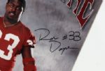 1990s Ron Dayne Wisconsin Badgers Signed 19 1/2 x 25 1/2 Framed Dsiplay 