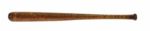 1930s Nap Lajoie Cleveland Naps Career Stat Mini-Bat - American Folk Art