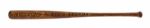 1930s Tris Speaker Cleveland Indians Career Stat Mini-Bat - American Folk Art