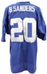 2000s Barry Sanders Signed Detroit Lions Jersey w/Tri-Star Hologram & JSA 