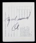 1972 Circa Muhammad Ali Signed 3 1/4 x 4 1/2 Original Photo w/Large Signature on Back - JSA 