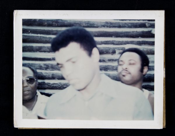 1972 Circa Muhammad Ali Signed 3 1/4" x 4 1/2" Original Photo w/Large Signature on Back - JSA