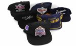 1980s Collection of 17 Television Issued Cap CBS NBC Miller Lite Fox Sports 