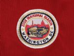 2007 Mike Bacsik Washington Nationals Game Worn Jersey & (3) Opening Day Locker Room Plates (MEARS LOA)