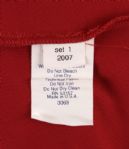 2007 Mike Bacsik Washington Nationals Game Worn Jersey & (3) Opening Day Locker Room Plates (MEARS LOA)