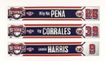 2007 Mike Bacsik Washington Nationals Game Worn Jersey & (3) Opening Day Locker Room Plates (MEARS LOA)