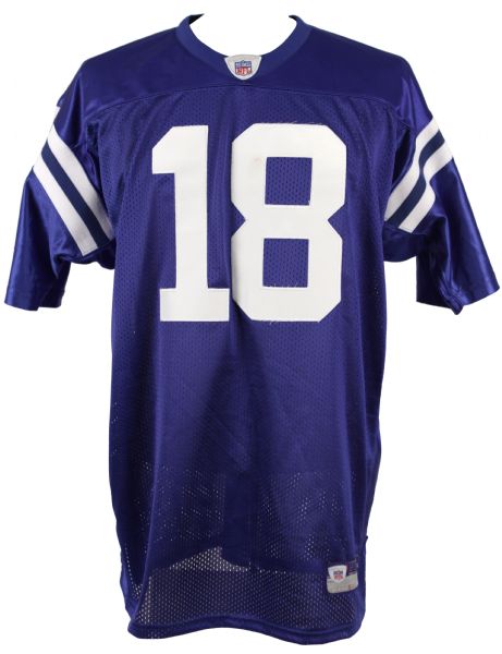 2000s Peyton Manning Indianapolis Colts Signed Jersey w/Mounted Memories Hologram - JSA 