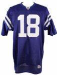 2000s Peyton Manning Indianapolis Colts Signed Jersey w/Mounted Memories Hologram - JSA 