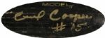 1980's late Cecil Cooper Milwaukee Brewers Autographed Worth Professional Model Game Used Bat (MEARS LOA)