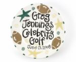 2008 Greg Jennings Green Bay Packers 16" Diameter Celebrity Golf Outing Presentation Tray