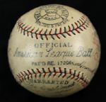 1929 Philadelphia A's Team Signed OAL (Barnard) Baseball w/16 Sigs. Incl. Jimmie Foxx Eddie Collins Al Simmons Max Bishop  World Champions - JSA 