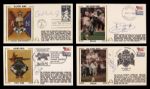 1980s-90s Signed First Day Cover Lot of 38  Signed & 11 Unsigned Incl. Emmitt Smith Cal Ripken(2) Nolan Ryan (3) Don Drysdale - JSA 