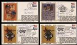 1980s-90s Signed First Day Cover Lot of 38  Signed & 11 Unsigned Incl. Emmitt Smith Cal Ripken(2) Nolan Ryan (3) Don Drysdale - JSA 