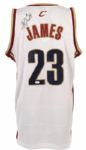 2000s Lebron James Cleveland Cavaliers Signed Authentic Jersey - JSA Sticker 
