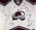 Colorado Avalanche Signed Authentic Jersey /20 Sigs.  - JSA 