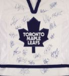Toronto Maple Leafs Signed Authentic Jersey w/23 Sigs. Incl. Curtis Josephy Doug Gilmour & Mats Sundin  - JSA 